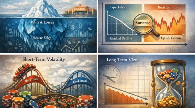 infographic introducing house edge