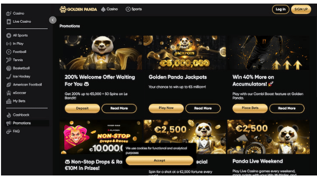 golden panda bonus screen capture